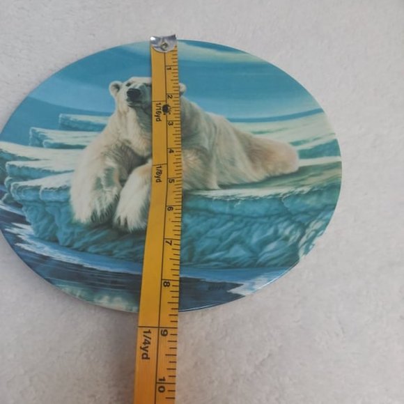 Vintage The Polar Bear Collector Plate Artist Paul Krapf Dominion China LTD - Picture 3 of 10